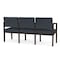 Lesro Lenox 3 Seat Tandem Seating W/ Arms, 65 in W 26 in L 31.5 in H LW3103 - alternate 2